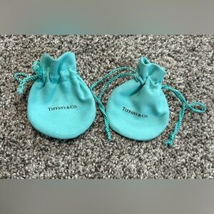 Tiffany & Co. Jewelry Turquoise Drawstring Bags